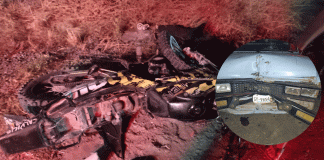 Motociclista resulta lesionado tras choque con camioneta en Huetamo