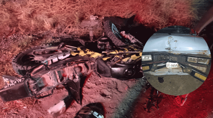 Motociclista resulta lesionado tras choque con camioneta en Huetamo