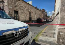 Hombre muere en el centro de Morelia