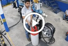 #VIDEO Asalto frustrado en Valle de Chalco: empleado de gasera enfrenta a ladrones y los hace huir