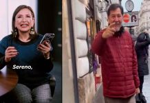 // VIDEO “Sereno, no se me engorile ”Xóchitl Gálvez critica a Fernández Noroña tras confrontación en Roma