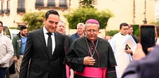 Carlos Soto acompañó a Mons. Joel Ocampo Gorostieta en su toma de posesión como Obispo de Zamora