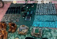 Autoridades federales y estatales detienen a 17 personas, aseguran, 10 armas de fuego y vehículos en Michoacán