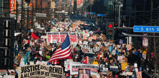 Miles protestan en Minneapolis contra el ICE pese a temperaturas extremas