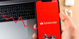 Fallas en app de Santander afectan a usuarios en plena quincena