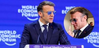 Macron atrae reflectores en Davos por críticas a Trump y uso de gafas de sol en el foro