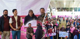 Julio Arreola impulsa la educación en Pátzcuaro: entrega de becas y nuevas obras para escuelas