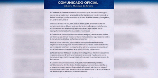 Confirma Ayuntamiento de Zamora asesinato de dos de sus policías municipales en ataque