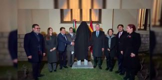 #VIDEO Instalan de manera permanente busto de José María Morelos y Pavón en la Residencia Oficial de México en España