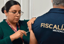 Personal de Fiscalía Especializada para el Delito de Torturada, Tratos Crueles, Inhumanos o Degradantes vacunado contra tétanos e iras.