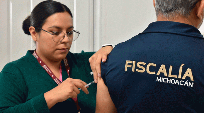 Personal de Fiscalía Especializada para el Delito de Torturada, Tratos Crueles, Inhumanos o Degradantes vacunado contra tétanos e iras.