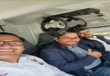 Pese al discurso de austeridad, Víctor Serrato, comisionado de Atención a Víctimas, presume viaje en helicóptero