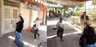 #VIDEO/ Mujer se defiende de agresión con machete en mercado de Pitalito