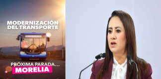 Gladyz Butanda confirma próxima renovación del transporte de Morelia
