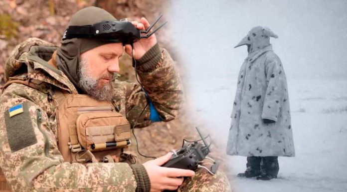 VIDEO// Soldado ruso disfrazado de “pingüino” es derribado por drones ucranianos