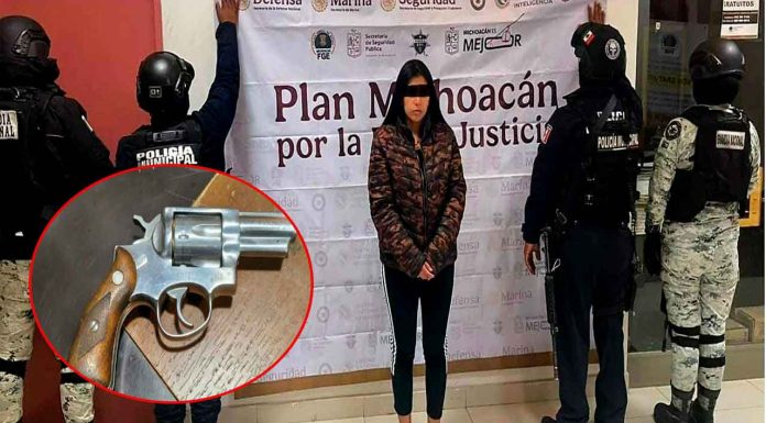 Mujer balea a su marido y es detenida por la policía