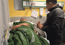 El titular de la SSP visitó a los elementos de seguridad que resultaron heridos en accidente de tránsito