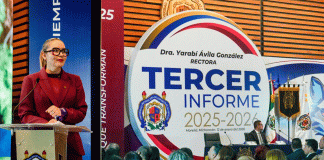 Excelencia académica: el alma de la Universidad Michoacana; Yarabí Ávila rinde Tercer Informe de Actividades