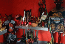 Hallan altar satánico y sala de cine en rancho de presunto líder criminal en Michoacán