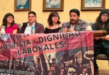 Integrantes del Frente Nacional por las 40 horas critican reforma laboral