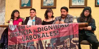 Integrantes del Frente Nacional por las 40 horas critican reforma laboral