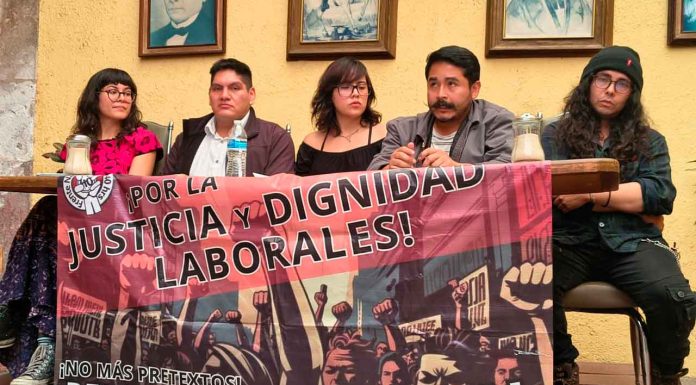 Integrantes del Frente Nacional por las 40 horas critican reforma laboral