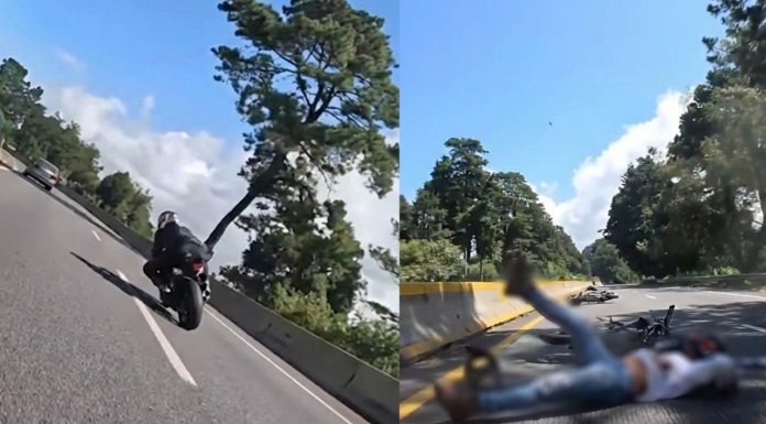 #VIDEO//Captan rebase a alta velocidad que provoca aparatosa caída de motociclistas