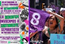 #IMÁGEN// RedCoFEM convoca a conformar contingente separatista este 8 de marzo
