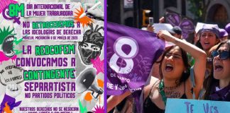 #IMÁGEN// RedCoFEM convoca a conformar contingente separatista este 8 de marzo