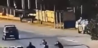 #VIDEO/ Intento de robo de moto termina con ladrón atropellado