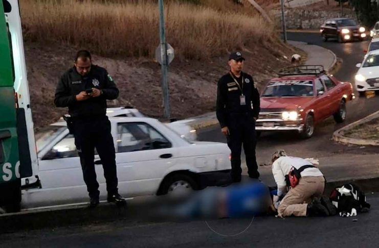 Peatón resulta herido tras ser atropellado en el Libramiento Norte de Morelia