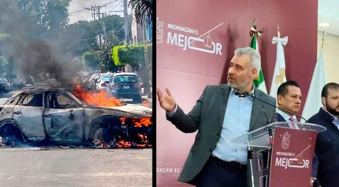 Bedolla anunció una investigación a todos los municipios donde hubo bloqueos y disturbios el pasado domingo