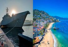 Arriba Buque de la Marina a Puerto Vallarta para reforzar operativos de seguridad