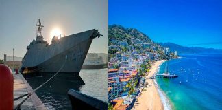 Arriba Buque de la Marina a Puerto Vallarta para reforzar operativos de seguridad