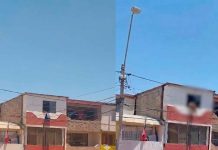 #VIDEO Arrojan a un hombre desde un balcón tras descubrirlo con una mujer se desconoce su estado de salud