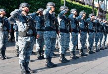 El Ejército y la Guardia Nacional realizan ceremonia de Honores a la Bandera “Conmemorativa al 109 Aniversario de la Promulgación de la Constitución Política de los Estados Unidos Mexicanos de 1917” en Uruapan.