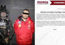 #IMÁGEN Morena responde, nadie por encima de la Ley, sobre alcalde detenido de Tequila