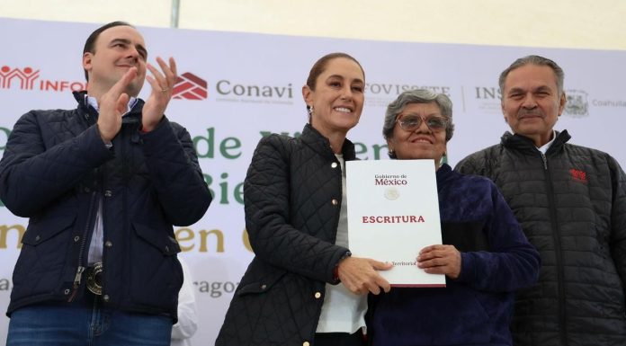 Vivienda para el bienestar es el programa mas ambicioso en la historia de México con 1.8 millones de viviendas en el sexenio; Presidenta Claudia Sheinbaum hace entrega en Monclova Coahuila