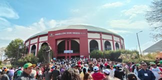 Lleno total en el Pabellón Don Vasco durante el evento AMA Michoacán