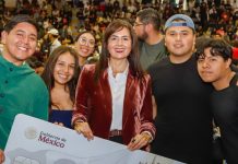 Se amplía plazo para entrega de tarjetas de la Beca Gertrudis Bocanegra: Gabriela Molina