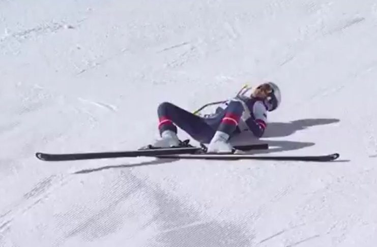 #VIDEO #VIRAL || Impactante caída de Lindsey Vonn en Juegos Olímpicos de Invierno; fue evacuada en helicóptero