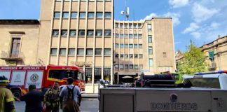 Conato de incendio en el Hotel Alameda de Morelia moviliza a los bomberos