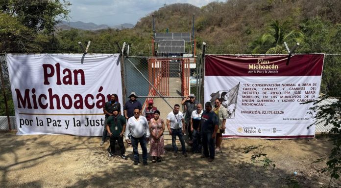 Con inversión de 2.1 mdp, Conagua asegura el riego de casi 7 mil hectáreas en Lázaro Cárdenas