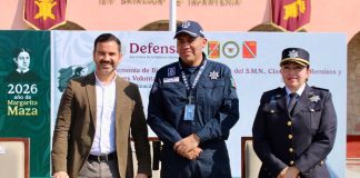 Yankel Benítez da bienvenida a jóvenes del Servicio Militar Nacional en Morelia