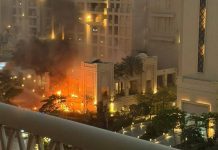 #VIDEO || Incendio y explosiones en hotel de Dubái en medio de escalada bélica entre Irán, EE. UU. e Israel