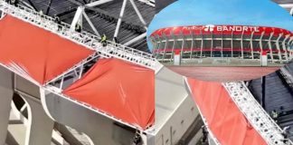 Polémica por recubrimiento rojo en el Estadio Azteca desata debate en redes