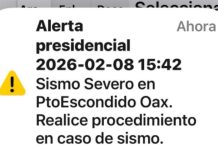 Sismo en Oaxaca activó la alerta sísmica en teléfonos celulares