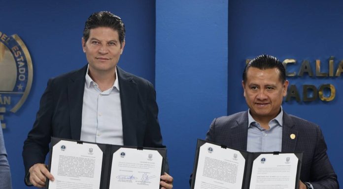 Gobierno de Alfonso Martínez y FGE firman convenio para facilitar acceso a la justicia en Morelia