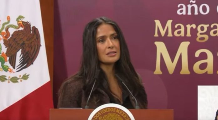 #VIDEO || Salma Hayek respalda impulso al cine mexicano y destaca visión del nuevo gobierno