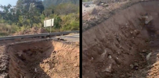 #VIDEO// Bloqueo en puente de San Sebastián del Oeste obliga cierre de ruta hacia Mascota